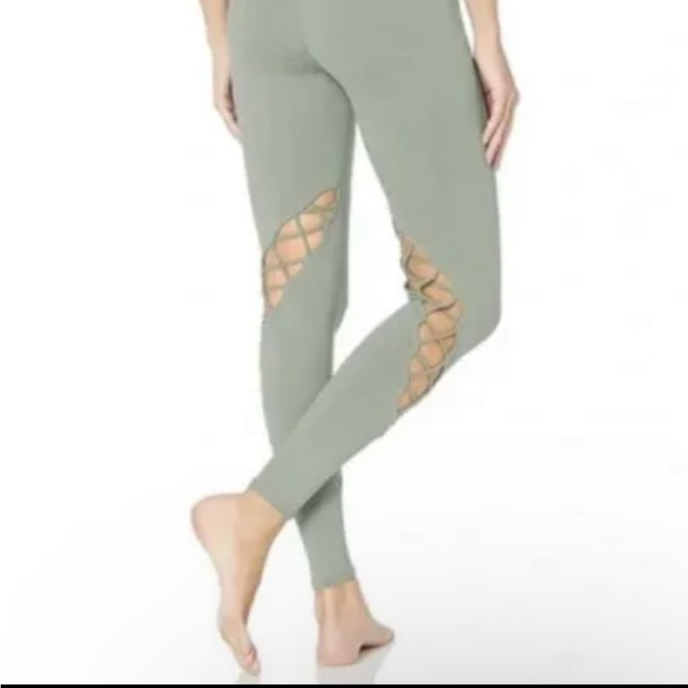 ALO Yoga Entwine Yoga Leggings Size S Green Light